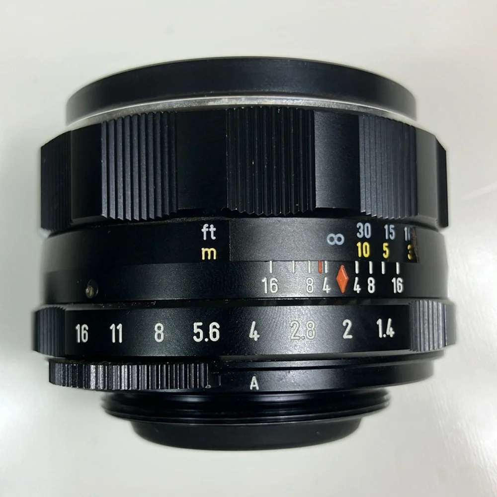 8 Elements‎ Asahi Pentax Super Takumar 50mm F/1.4 Lens M42 Untested